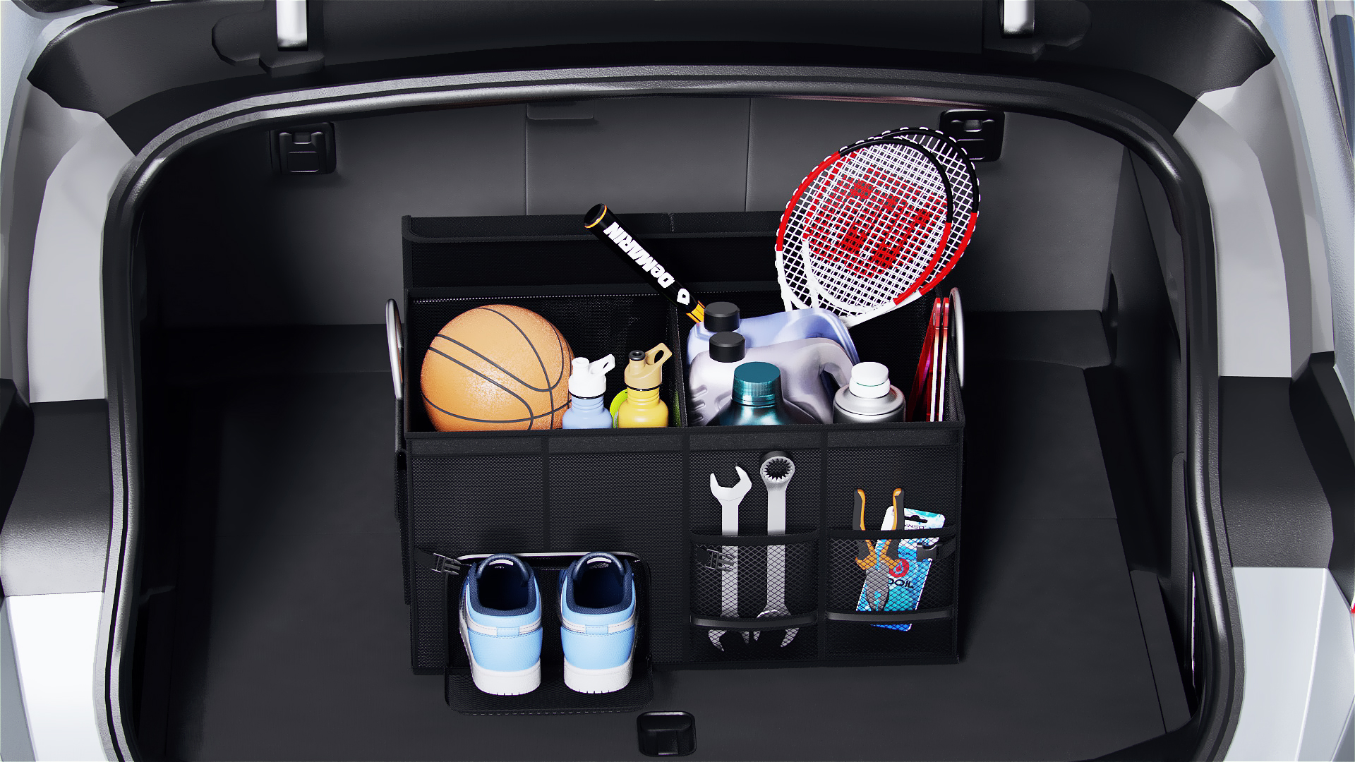 Amazon.com: Car Trunk Organizer SUV Collapsible Car Caddy Truck